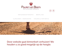 Tablet Screenshot of paulienvanbeers.nl